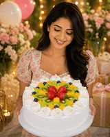 Fresh Fruit Fiesta Cake
