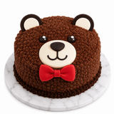 Adorable Teddy Bear Chocolate Cake
