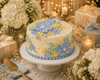 Enchanting Floral Vanilla Cream Cake