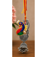 Peacock Jhumki Designer Lumba Rakhi