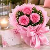 Romantic Pink Rose Arrangement