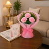 Blush Carnation Trio Bouquet