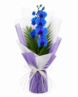 Enchanted Blue Orchid Flower Bouquet