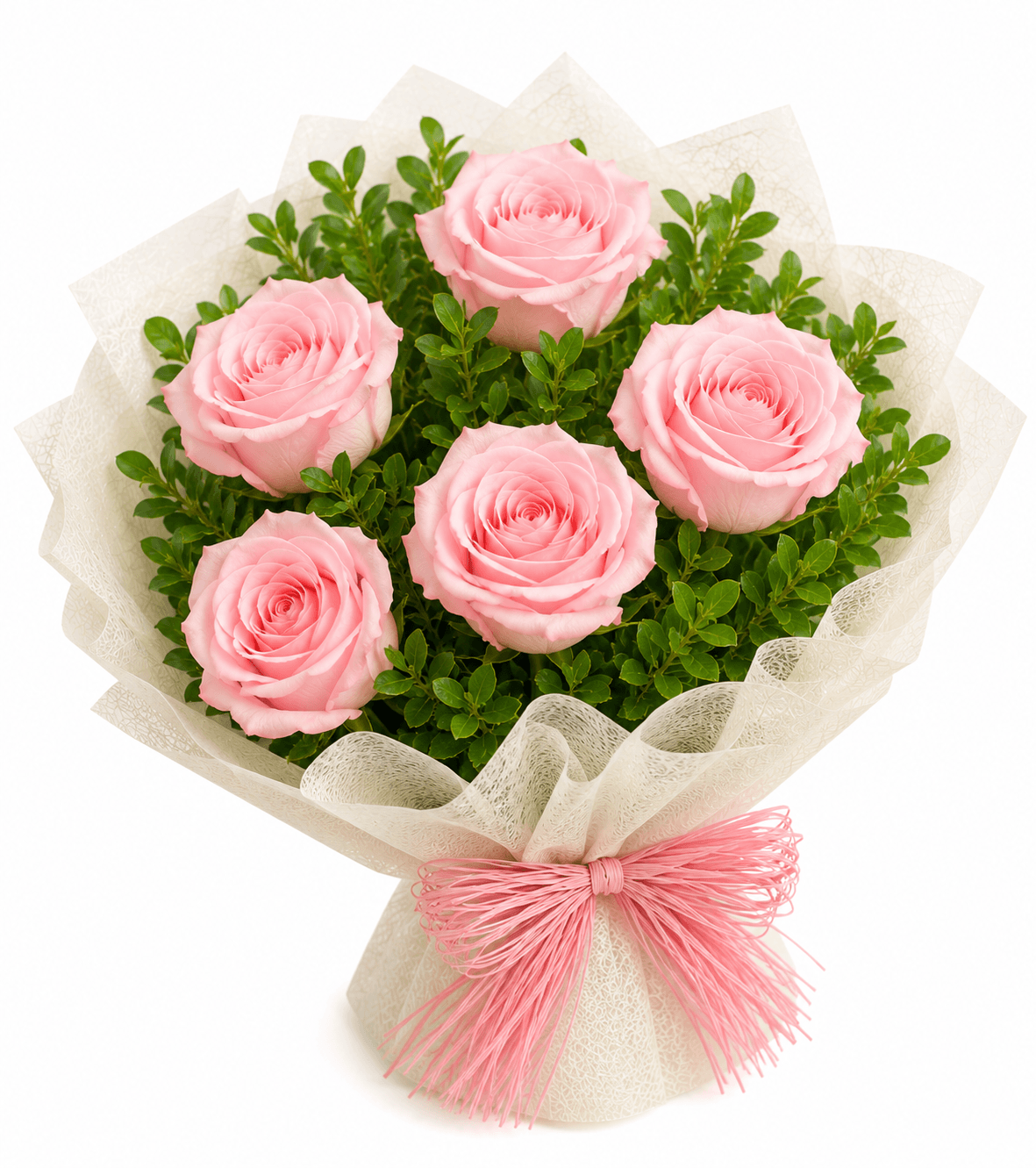 Elegant Pink Rosy Celebration Bouquet