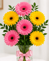 Blushing Beauty Gerberas Arrangement
