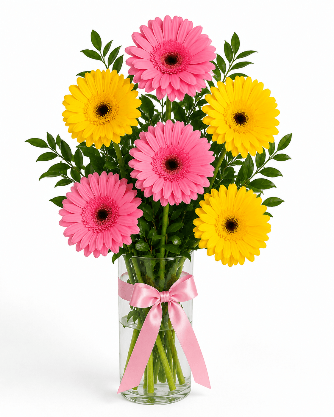 Blushing Beauty Gerberas Arrangement