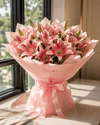 Blushing Lily Elegance Bouquet