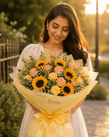 Golden Bloom Sunflower Bouquet
