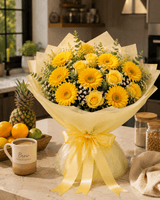 Sunny Glow Gerbera Bouquet