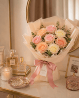 Pastel Dream Rose Bouquet