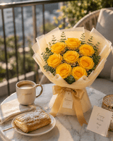 Golden Glow Rose Bouquet