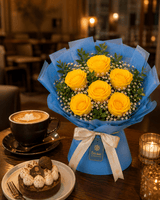 Sunny Charm Rose Bouquet