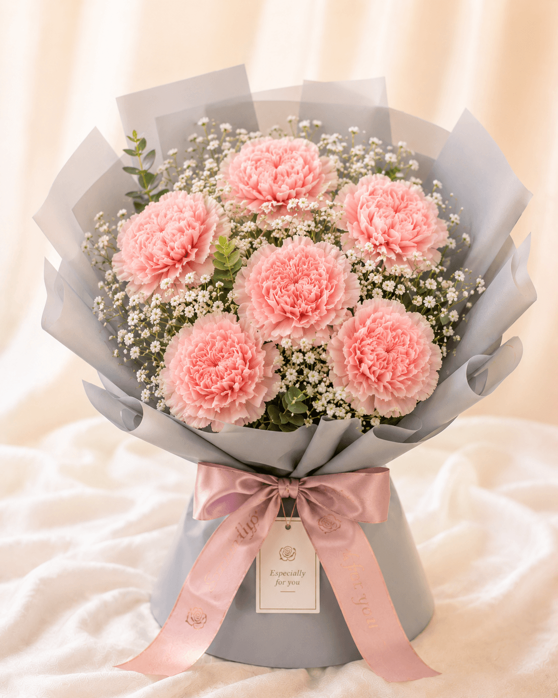 Blush Grace Carnation Bouquet