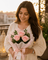 Elegant Pink Rose Bunch