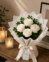 Graceful White Rose Bouquet