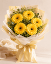 Vibrant Sunshine Gerbera Bouquet