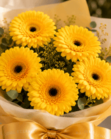 Vibrant Sunshine Gerbera Bouquet