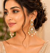 Royal Charul Victorian Polki Earrings