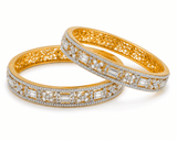 Aria CZ Luxe Designer Bangle Set