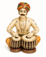 Rajasthani Tabla Maestro Resin Showpiece