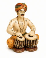 Rajasthani Tabla Maestro Resin Showpiece