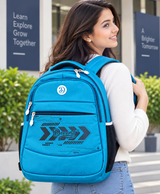 AeroTrack Blue Everyday School Backpack