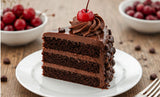 Cherry Chocolate Truffle Celebration Cake
