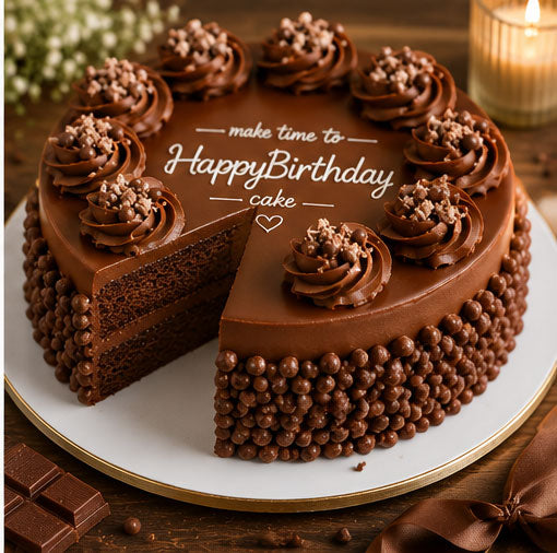 Chocolate Bliss Birthday Cake