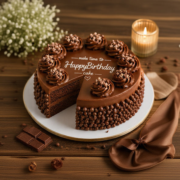 Chocolate Bliss Birthday Cake