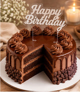 Chocolate Drip Birthday Cake