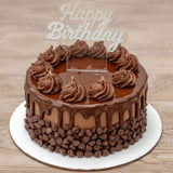 Chocolate Drip Birthday Cake