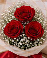 Classic 3 Red Rose Bouquet