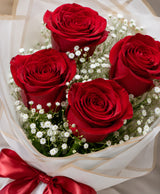 Classic 4 Red Rose Bouquet