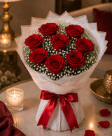 Classic 8 Red Rose Bouquet