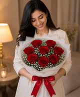 Classic 8 Red Rose Bouquet