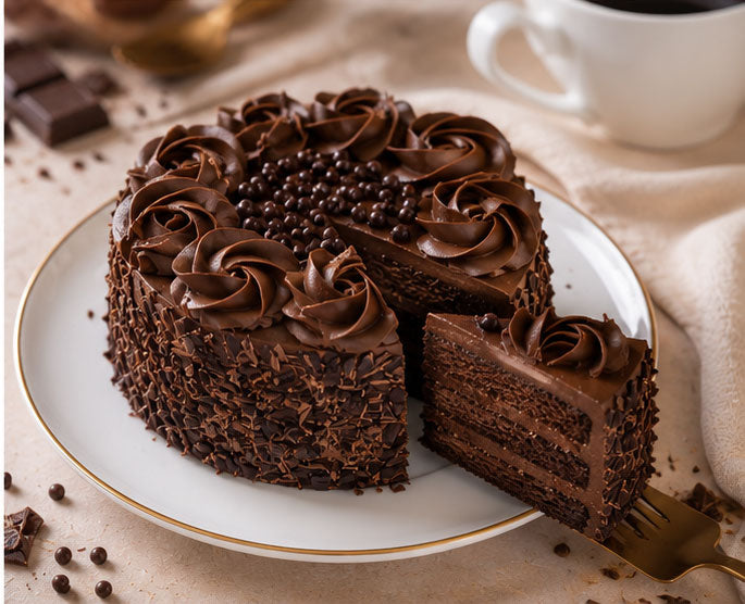 Classic Chocolate Truffle Celebration Cake
