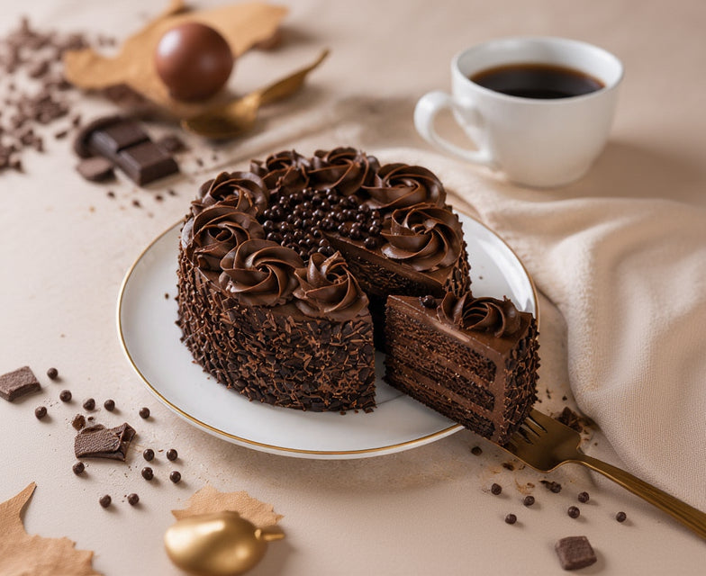 Classic Chocolate Truffle Celebration Cake