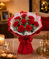 Classic 10 Red Rose Bouquet