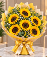 Classic Sunflower Bouquet – 6 Sunflowers