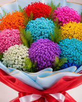 Colorful Gypso Burst Bouquet