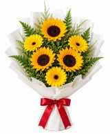 Corset-Style Sunflower Bouquet