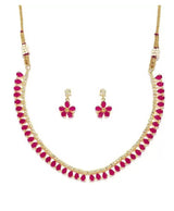 Crimson Teardrop Elegance Set