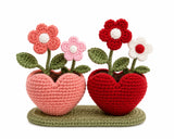 Crochet Delight Blooming Love Flowerpots
