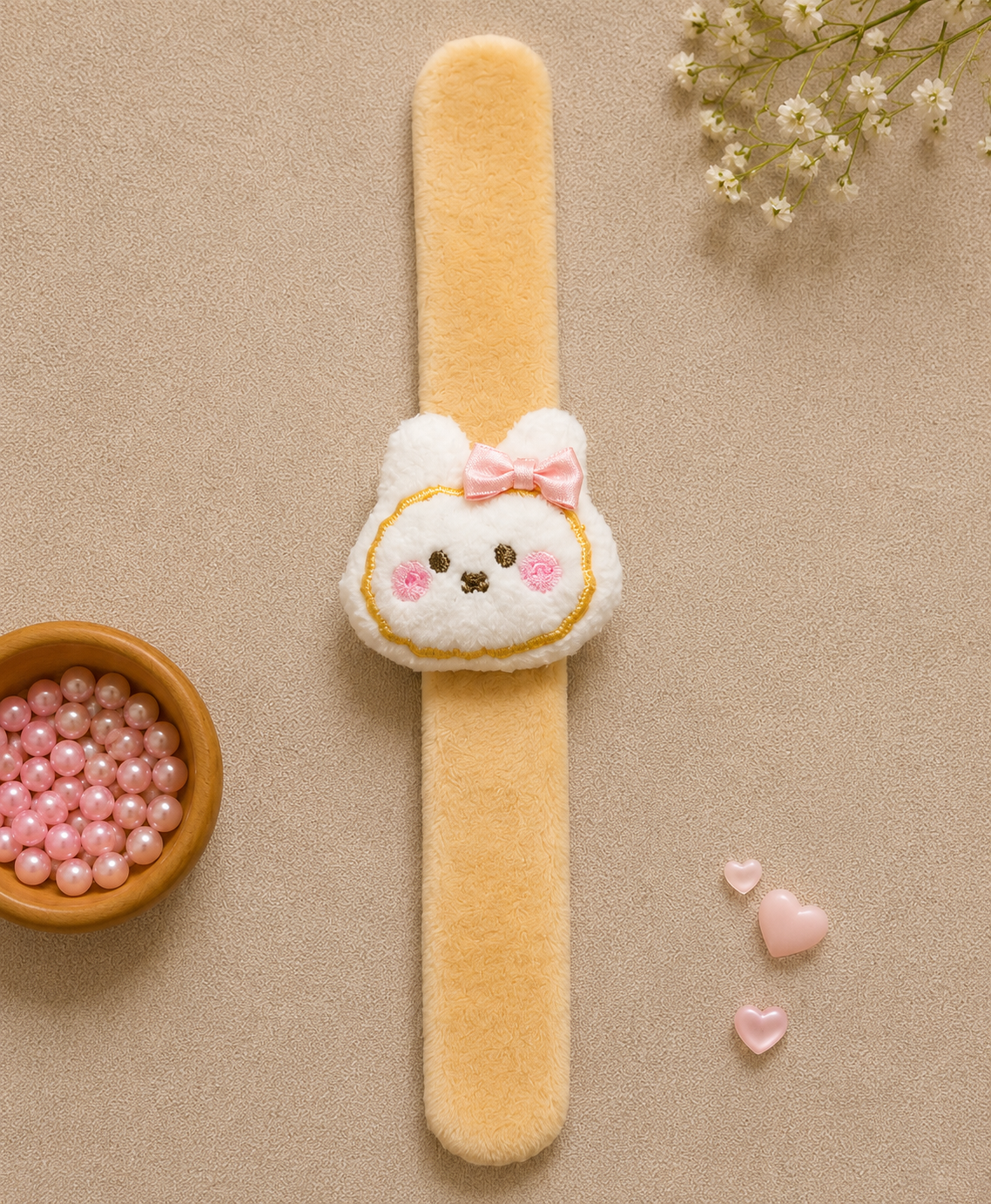 Cute Bunny Plush Slap Rakhi for Kids