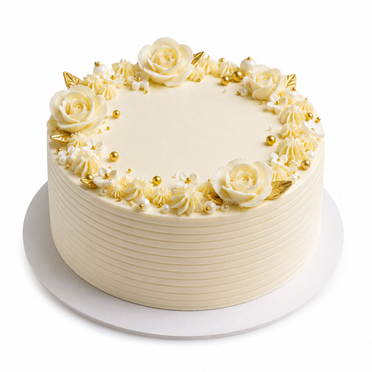 Dreamy White Chocolate Wedding Cake