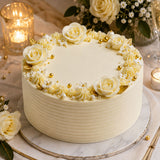 Dreamy White Chocolate Wedding Cake