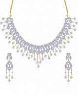 Elaria Silver Cascade Jewellery Set