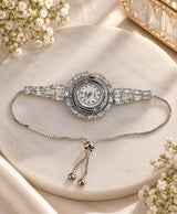 Elegant Crystal Bracelet Watch for Women