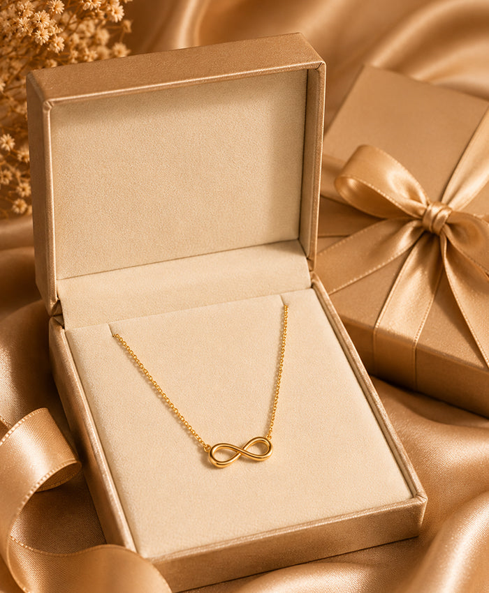 Elegant Infinity Friendship Pendant Necklace for Women