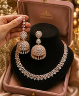 Elysian Bloom Jhumka Jewellery Set